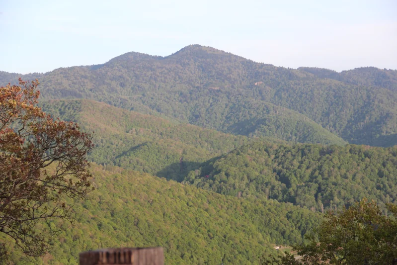 Waterrock Knob and the Plott Balsams in the Blue Ridge Mountains near Maggie Valley